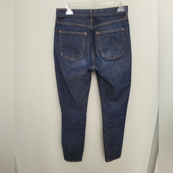 Everlane High Rise Skinny Stretch Dark Wash Jeans 27 Tall - Picture 7 of 9